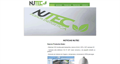 Desktop Screenshot of nutec.cl